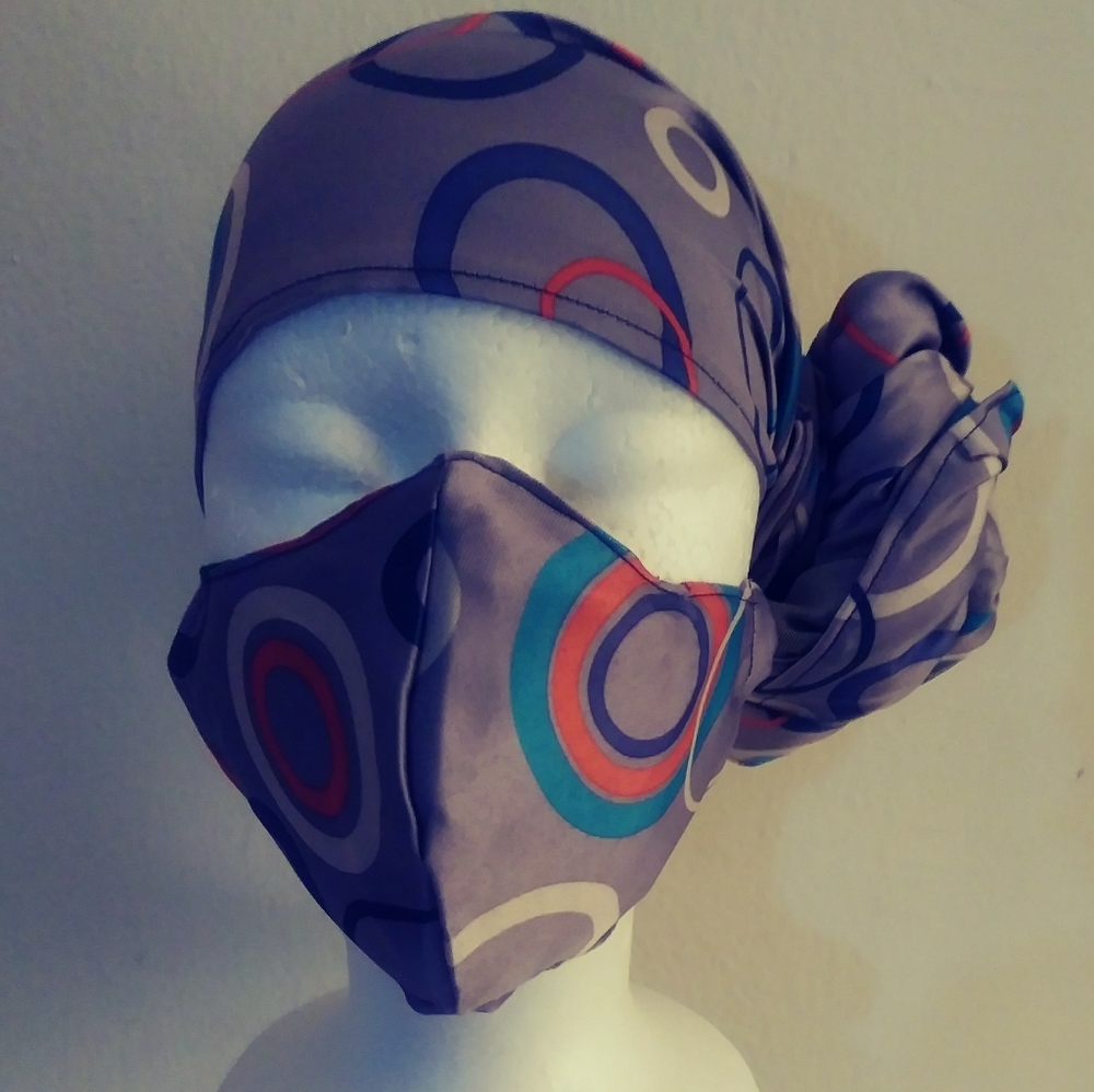 Headwrap mask set